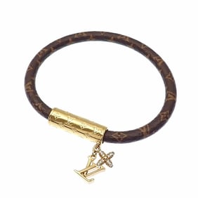Louis Vuitton Bracelet - LV Push for Women M1035F Strass Monogram Canvas