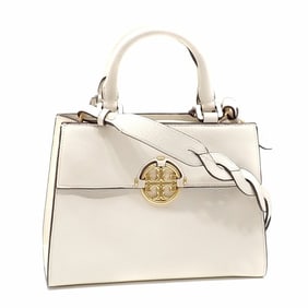 Tory Burch women's handbag in white leather
