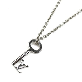LOUIS VUITTON Louis Vuitton Metal Pendant LV Key Necklace M00678 60/65/70cm Unisex