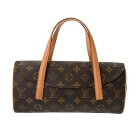 LOUIS VUITTON Monogram Sonatine Brown M51902 Women's Canvas Handbag