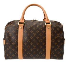 LOUIS VUITTON Monogram Carryall Brown M40074 Women's Canvas Handbag