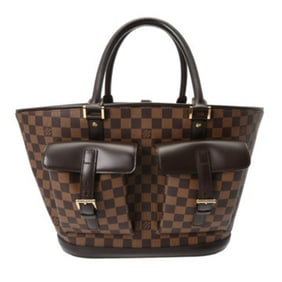 LOUIS VUITTON Damier Manosque GM Brown N51120 Women's Canvas Handbag