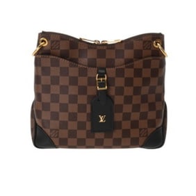 LOUIS VUITTON Damier Odeon NM PM Brown N50064 Women's Canvas Shoulder Bag