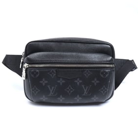 LOUIS VUITTON Taiga Rama Bum Bag, Outdoor Body Black, M30245, Men's