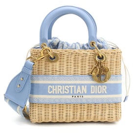 Christian Dior DIOR Lady Dior Medium Handbag, Beige