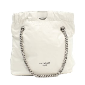 BALENCIAGA CRUSH Small Tote Bag 742942 Women's White