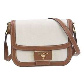 PRADA Prada Shoulder Bag 1BD257 2DLI F0A5T Women's White