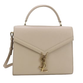 SAINT LAURENT Cassandra Handbag SL88880 623931 Top Handle Medium Women's Beige