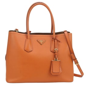 PRADA Prada Tote Bag PR85885 Saffiano Leather 2-Way Women's Orange