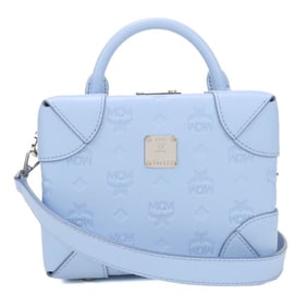 MCM MWR9SBF25 2-Way Handbag, Women's, Blue