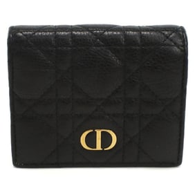 Christian Dior DIOR Caro Women's Bifold Wallet in Black
