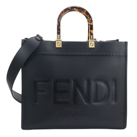 FENDI Tote Bag FE88922 8BH386 ABVL Sunshine Medium Women's Black
