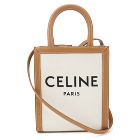CELINE Mini Vertical Cabas Handbag 193302BNZ.02NT Women's White
