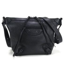 BALENCIAGA Neo Classic Shoulder Bag 689946 Women's Black