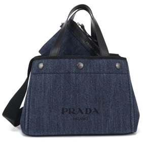 PRADA Prada Tote Bag 1BG311 2BBV FOKF5 2WAY Women's Navy