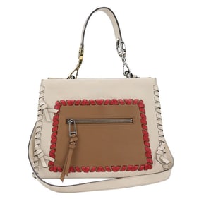 FENDI Runaway FE86042 Handbag, 8BH344 A316, 2-Way Beige, Women's