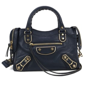 BALENCIAGA Balenciaga Handbag BG93247 390160 2WAY Women's Navy