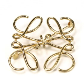 LOEWE Anagram Brooch 111.25.020 Women's Gold