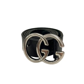 GUCCI Men's Leather Belt with GG Buckle, Size 90, 259982
