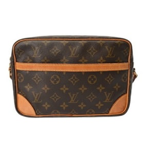 LOUIS VUITTON Monogram Trocadero 27 Brown M51274 Women's Canvas Shoulder Bag