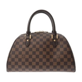 LOUIS VUITTON Damier Rivera MM Brown N41434 Women's Canvas Handbag