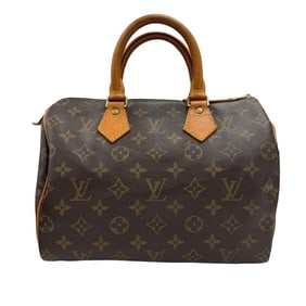 LOUIS VUITTON Speedy 25 M41528 VI0972 Monogram Boston Bag for Men and Women