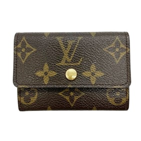 LOUIS VUITTON Louis Vuitton Porte Monnaie Plat Wallet/Coin Case Monogram Coin Purse M61930 MI0042