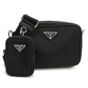 PRADA Prada Crossbody Shoulder Bag 2VH070 Re-Nylon Men's Black