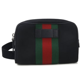 GUCCI Gucci Body Bag 630919 Belt Sherry Line Men's Black
