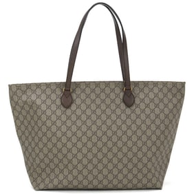 GUCCI GG Supreme Tote Bag GU95566 547974 K5I5T 8358 Women's Beige