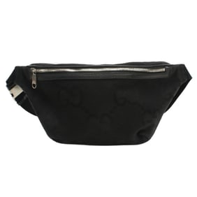 GUCCI Jumbo GG Body Bag GU93962 696031 Belt Men's Black