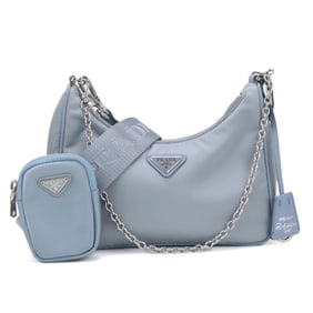 PRADA Prada Shoulder Bag 1BH204 2WAY Women's Blue