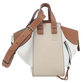 LOEWE Hammock Bag, Small, Women's, White, LO92993