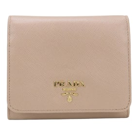 PRADA Prada Tri-fold Wallet PR94389 1M0176 Women's Beige