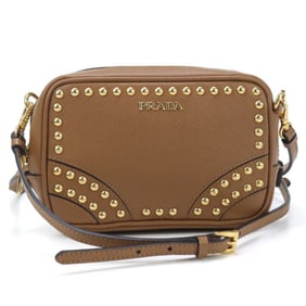 PRADA Prada 2-Way Shoulder Bag, Brown, Women's