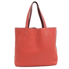 HERMES Double Sens 36 Tote Bag, Pink, N Stamp, Women's