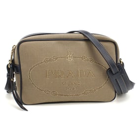 PRADA Prada Crossbody Shoulder Bag 1BH089 Logo Jacquard Women's Brown
