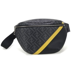 FENDI Diagonal Body Bag FE93743 7VA434 Belt Men's Gray