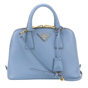 PRADA Prada Handbag PR85829 Saffiano Leather BL0838 2-Way Women's Blue