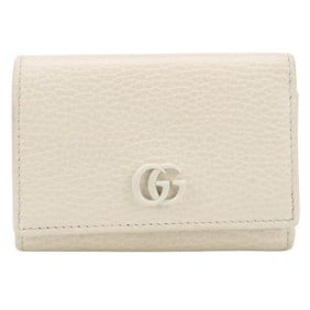 GUCCI GG Marmont Tri-fold Wallet GU92282 644407 Women's White