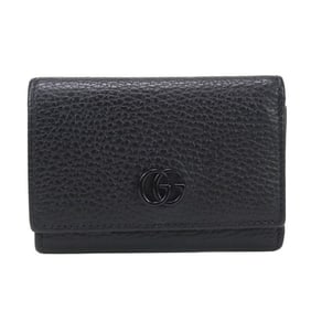 GUCCI GG Marmont Tri-fold Wallet GU90972 644407 Women's Black