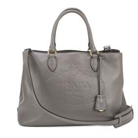 PRADA Prada Tote Bag PR95897 1BA579 2EBJ F0572 2WAY Women's Gray