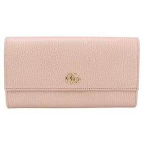 GUCCI Double G Continental Wallet with Bi-fold Coin Pocket (GU93104, 456116) in Pink