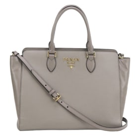 PRADA Prada Tote Bag PR90036 2WAY Women's Gray