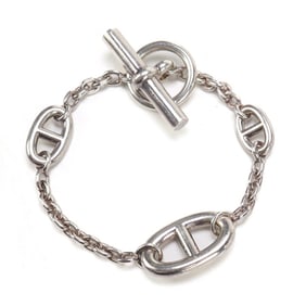 HERMES Chaine d'Ancre Farandole Bracelet for Women, Silver