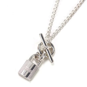 HERMES Amulet Cadena Necklace HE93995, Women's, Silver