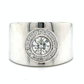 18K White Gold Diamond Ring