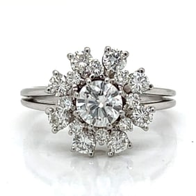 18K White Gold 1.70 Ct. Diamond Ring