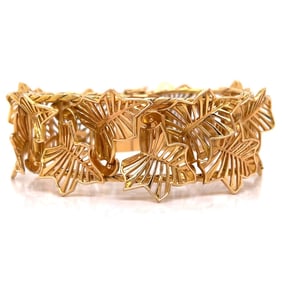 French 18K Yellow Gold Bracelet