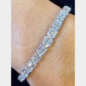 16.83 Ct Diamond Tennis Bracelet